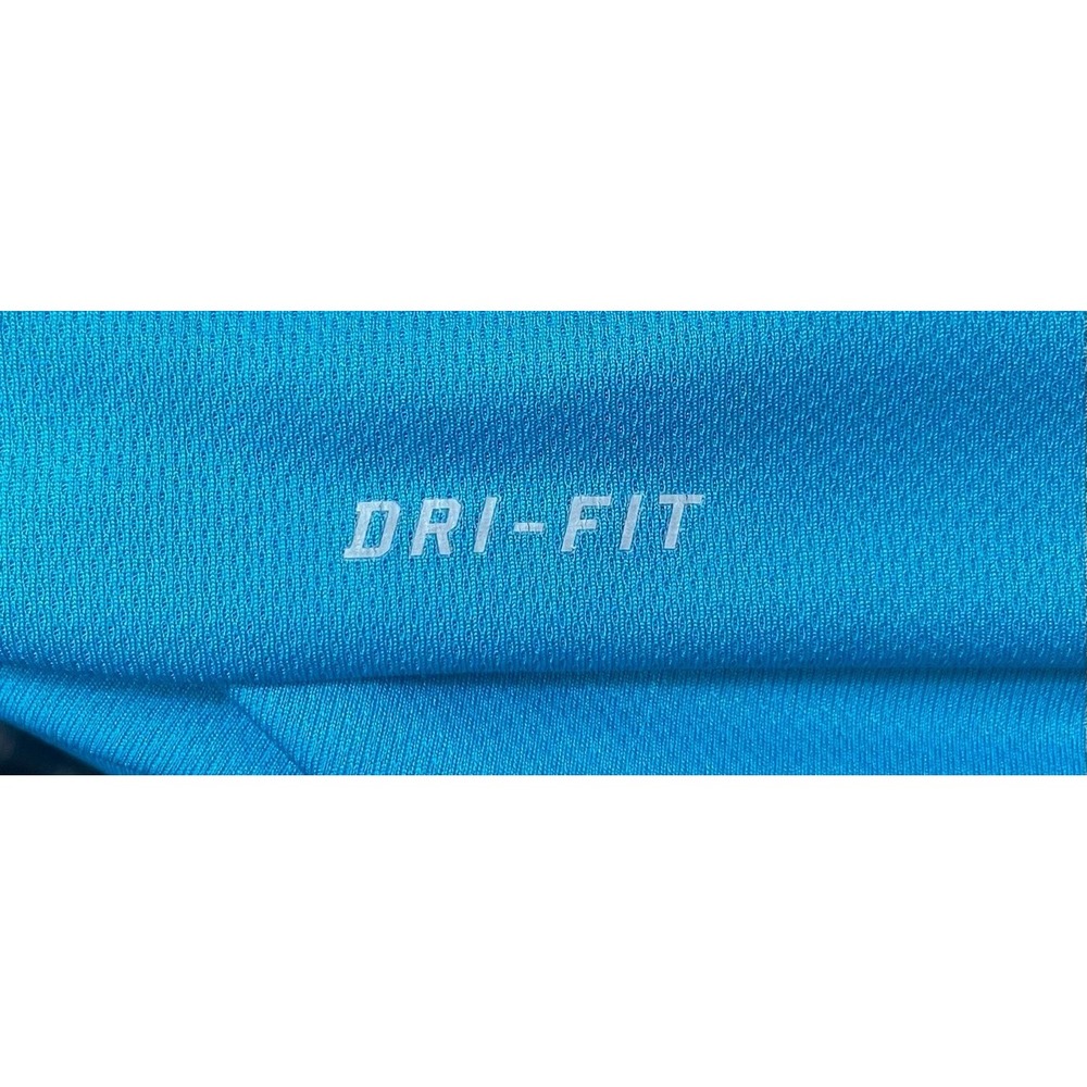 Nike Dri Fit Shirt Womens Medium Blue Athletic Running Tee - Picture 7 of 8